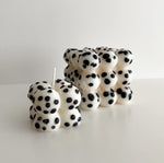 Load image into Gallery viewer, Lil Dalmatian Bubble Candle - Theara Collective
