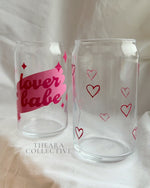 Load image into Gallery viewer, Glass Cup - Lover Babe 💖 - Theara Collective
