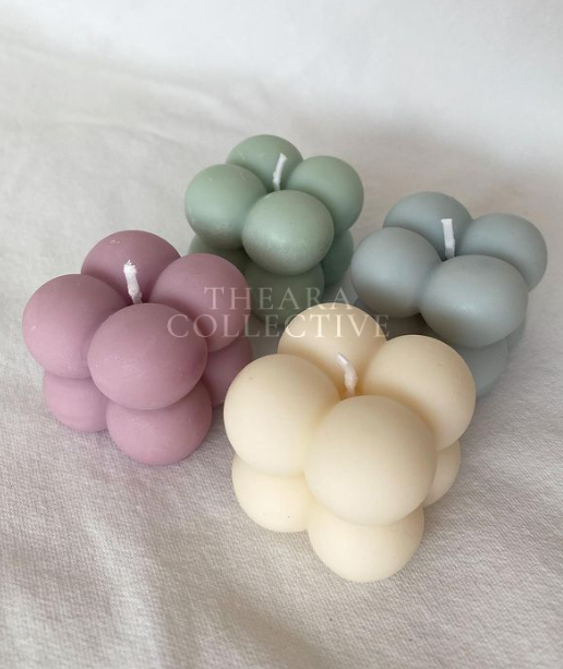 Pastel Lil Bubble Candle - Theara Collective