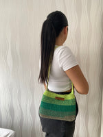 Load image into Gallery viewer, Green Shoulder Bag - Theara Collective Handmade - Theara Collective
