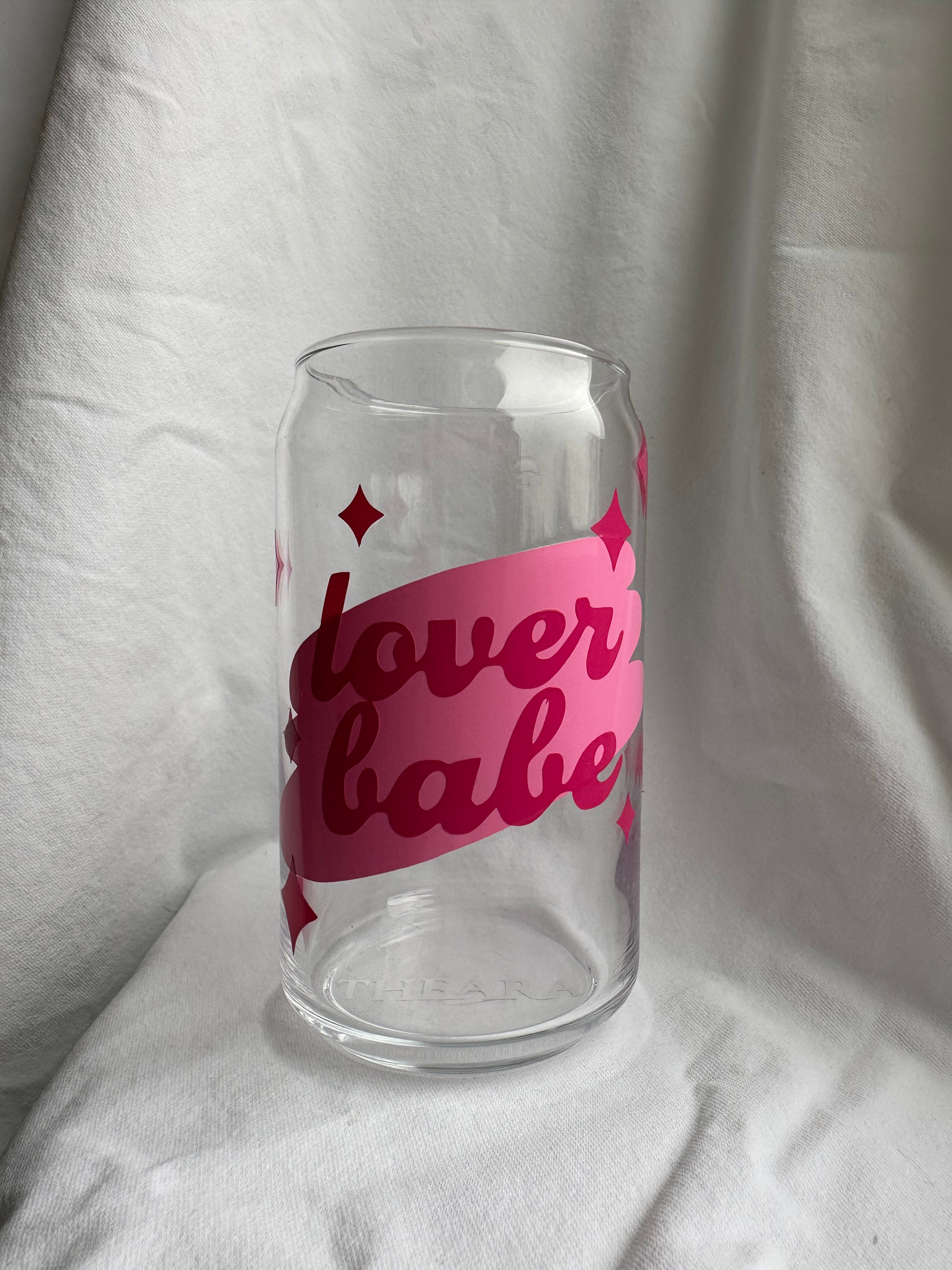 Glass Cup - Lover Babe 💖 - Theara Collective