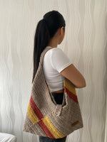 Load image into Gallery viewer, Big Light Brown Shopper - Theara Collective Handmade - Theara Collective
