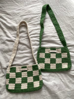 Lade das Bild in den Galerie-Viewer, Checkerboard Crochet Bag - Theara Collective Handmade - Theara Collective
