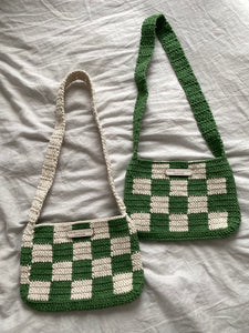 Checkerboard Crochet Bag - Theara Collective Handmade - Theara Collective